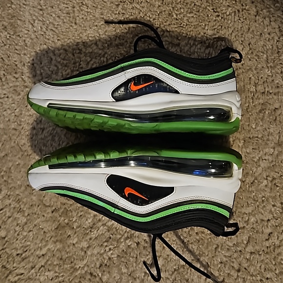 Nike Air Max 97 'City Pride Dallas Home' Black Green Sneaker sz 5.5Y - Picture 5 of 8